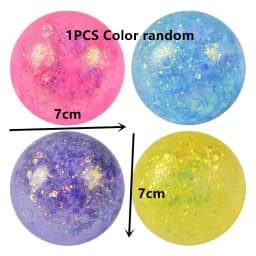 Maltose Colorful Aurora Duck Squeeze Toy Soft Cute Animal Stress Relief Decompression Stretch Toy for Adults And Children Gift