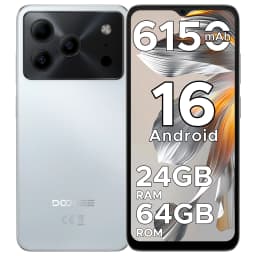DOOGEE Note 56 VIP Edition latest smartphone Android 16 "battery 6150mAh 24go RAM (3 + 21) 64Go ROM Phone mobile
