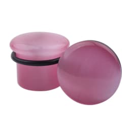 2pcs Organic Stone Ear Plugs Tunnels Single Flare Piercings Oreja Earrings Gauges Round Helix Lobe Labret Stretcher Body Jewelry