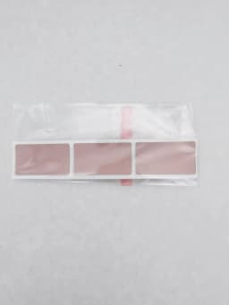 New 23x42mm 100pcs ROSE Gold Adhesive SCRATCH OFF Stickers DIY Password Hand Made Scratched Stripe Card Film
