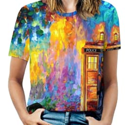 Vincent Van Gogh T-Shirts Irises Flower Print Street Fashion Oversized T Shirt Short Sleeves Trendy Tee Shirt Summer Clothes
