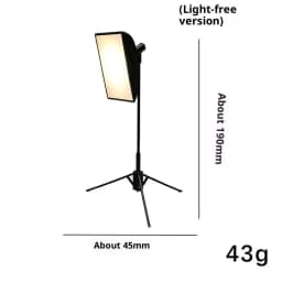 1/12 Scale Miniature Photography Prop Kit Softbox Light Tripod Photography Stool for Dollhouse Scene DIY Decoration
