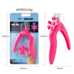 U Shaped Nail Clipper Acrylic Fake Nail Scissors Nail Tip Edge Cutter Trimmer Manicure with Sizer Precise Cutting Nail Tools