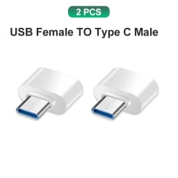 NNBILI Type C to USB Adapter 3.0 USB-C 3.1Male OTG A Female Data Connector For MacBook Pro iPad Mini 6/Pro MacBook Air C Devices