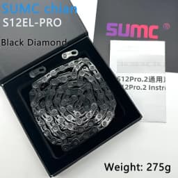 sumc 12 speed bike chain crescent chain road bike mountain bike chain 126 links ultra light bike chain for Shimano