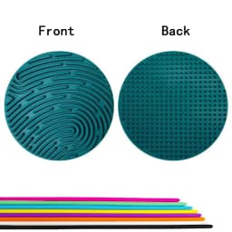 Silicone Fidget Sensory Activity Board Quiet Calming Down Anxiety ADHD Autism Stress Relief Toys Gifts for Kids Boys Girls
