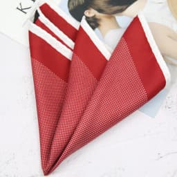 33cm Oversized Men's Pocket Square Polka Dot Red Floral Print Handkerchief Chest Towel Paisley Suits Wedding Gentlemen Hankies