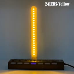 DC5V USB LED Night Light 24LEDs Colored Lamp Red Yellow White Blue Green Purple Pink Atmosphere Lights For Bedroom Decoration
