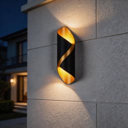 Modern Nordic Spiral Design LED Wall Lamp 6W 3000K Indoor Outdoor Waterproof Sconce Light for Home Decor