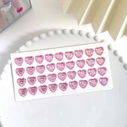 Stationery Phone Laptop 3D Crystal Diamond Sticker Love Heart Rhinestone Bling Decorative Sticker DIY Children Toys