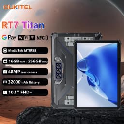 Oukitel RT7 TITAN 4G Rugged Tablet 10.1" FHD+ 32000mAh 8GB+256GB Android 13 Tablet MT8788 32MP+48MP Tablets PC