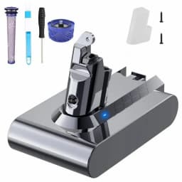 For Dyson V6 DC56,DC58,DC59,DC61,DC62 SV03,21,6 В Li-Ion Vacuum Cleaner Battery (4000 mAh)