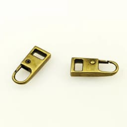2pcs Metal Zipper Repair Kits Slider Puller Instant Zipper Replacement For Broken Buckle Travel Bag Suitcase Garment Zipper Head