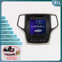 9.7"7862 Carplay Android Auto Car radio for Jeep Grand Cherokee WK2 2014-2022 multimedia GPS navi Stereo 2din Autoradio SWC FM