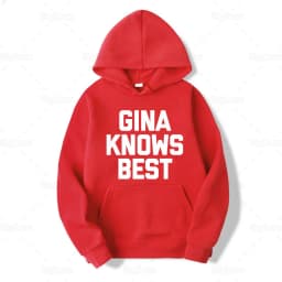 Brooklyn Merch Gina Knows Best Hoodie Sweatershirt Same Style Graphic Hoodies