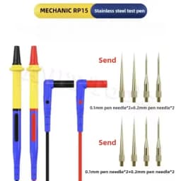MECHANIC RP4 Multimeter Test Cable Ultra Thin Multimeter Test Leads Replaceable Pen Tip Universal To Pointer/Digital Multimeter