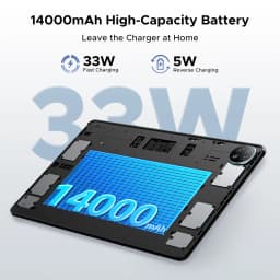 DOOGEE U14 2 in 1 Tablet PC 14 Inch 2.2K Incell Screen Gemini Ai 14000mAh Battery 56GB RAM(8+48) 256GB ROM 16MP Main Camera Widevine L1 Supports Tablet PC