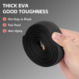 WEST BIKING Soft Bicycle Handlebar Tape EVA Shock Absorbing Road Bike Bar Tape With End Plugs Anti-slip Cycling Bar Wrap Straps