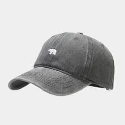 Bear Embroidery Baseball Cap Women Men Washed Cotton Baseball Hat Outdoor Sport Visors Snapback Cap Breathable Sun Hats
