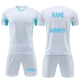 Custom Men Soccer Uniforms For Team Short Sleeve Kits Youth College Football Jerseys Set Quick Dry Sports Shirts Suit Tracksuits