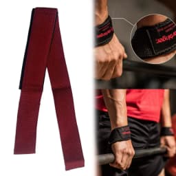 1Pc Gym Bodybuilding Lifting Grip Belt Wrist Support Sport Fitness Straps Wrist Wraps Anti-Slip 3.8*63cm Weightlifting Hand Belt