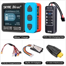 SKYRC B6neo / B6neo+ LiPo Battery Smart Balance Charger DC 200W PD 80W Input for RC Model Car Ship Boat Airplane