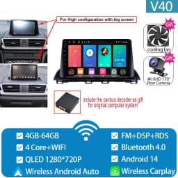 For Mazda 3 Axela 2014 - 2019 Mazda CX-4 CX4 2016 -2018 Car Radio Android Auto GPS Navigation Multimedia Video Player No DVD