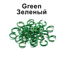 300pcs/lot 6 8 10 mm Metal Colorful Single Loops Open Jump Rings Split Rings Connectors For DIY Jewelry Making Findings Supplies