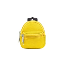 1 Piece Double-Shoulder Zipper Small Coin Purse Keychain Mini Backpack Pendant