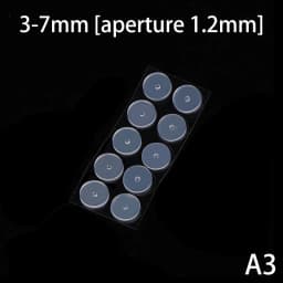 10Pcs Jewelry Silicone Pad Piercing Healing Discs Set Flexible Anti Hyperplasia Flat Clear Medical Grade Silicone Disc 3/5/7/9MM