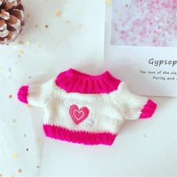 Doll Clothes for 20cm Dolls Plush Doll's Clothing Sweater Stuffed Toy Dolls Outfit for Idol Dolls Accessories