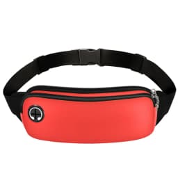 Running Waist Bag for Phone Lightweight Waterproof Adjustable Cycling Belt Pouch Reflective Strip Invisible Sports Fanny Pack