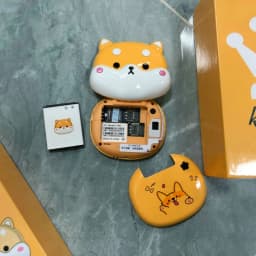 Cute Mini Koki Mobile Phone Flip Cartoon Kids Children Dual Sim 2G GSM Keyboard Botton MP3 Player Unlocked New Cellphone