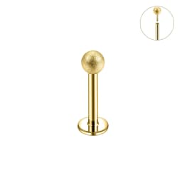 ZS 1PC 16G Rose Gold Plated Helix Piercing Earring Zircon Lip Stud Star Moon Labret Piercing Jewelry Crystal Lip Body Jewelry