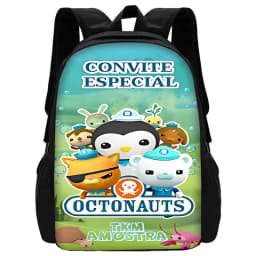 Child School Cartoon O-Octonauts Backpack with Lunch Bags ,Pencil Bags ,School Bags for Boys Girls Best Gift