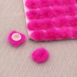 10pcs DIY Pompon 3cm Mink Pompoms Fur Balls for Sewing on Knitted Keychain Scarf Shoes Hats Fur Pom Pom DIY Crafts Accessories