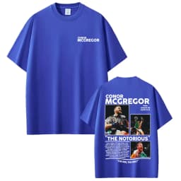 Conor Mcgregor The Notorious Merch T Shirts Men's Clothes Harajuku Cool High Street T-shirts 100% Cotton Loose Oversized T Shirt