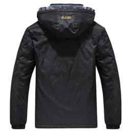 Men Thick Windproof Waterproof Jackets Men's Wool Liner Snow Ski Hooded Coats Male Parka Plus Size Winter Jacket