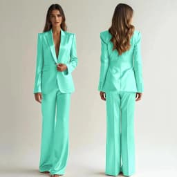 Luxury High Quality Women's Suit One Button 2 Piece Jacket Pants Female Clothing Slim Fit Smart Office Banquet Lady Blazer Set