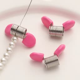 1Pc Stringing Bead Stoppers Spring End Fasteners Nickel Plating On Steel Small Stoppers Bracelet Tool Jewelry Making Supplies