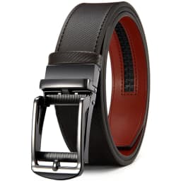 Mens Belt Genuine Leather Luxury Belt Metal Automatic Alloy Buckle Fashion Ratchet Belts for Men Cowhide High Quality Belt