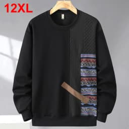 12XL Plus Size Men Hooides Autumn Winter Casual Loose Sweatshirts Man Big Size 11XL 10XL Hoodies