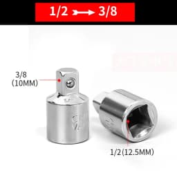 Ratchet Wrench Socket Converter Sleeve Head Adapter 1/4 3/8 1/2 Inch Female To Male Drive Spanner Converter Wrench Adapter Part