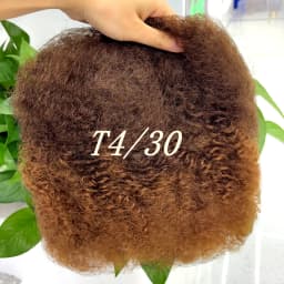 Gray Color 4C Afro Kinky Bulk Human Hair 50g/Pack for Dreadlock Extensions Loc Repair Braiding Twist Tight Afro Kinky Human Hair