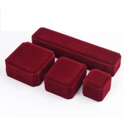 Wine Red Jewelry Packaging Necklace Packaging Organizer Ring Box Bulk Gift Box Earring Holder Gift Box Necklace Organizer 2025