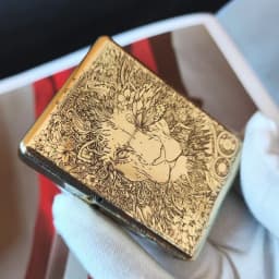 ZORRO 912 912S Retro High End Heavy Armor Brass Titanium Windproof Kerosene Lighter 3/5 Hinge Metal Gasoline Lighter Men's Gift
