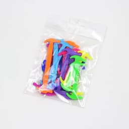 New 12pcs/set Elastic Silicone Shoelace Practical Fashionable Men Women Lazy Hammer Type Shoe Laces Sneakers No Tie Shoelaces