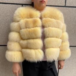 New Real Fox Fur Coat Women's Winter Warm 100% Natural Fur Jacket Short Raccoon Fur Coat Women's High Quality Hot Sale