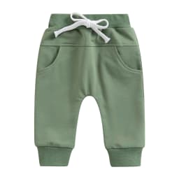 Baby Boys Sweatpant Elastic Waist Drawstring Solid Spring Fall Jogger Trousers with Pockets for Casual Daily