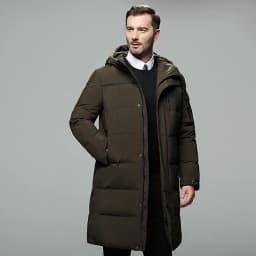 Winter Jackets Men Hooded Casual Long Down Cotton Thicker Warm Parkas Male Outwear Coats Size 5XL Parka Coat Overcoat Mens